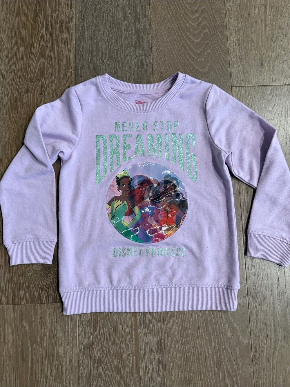 Disney Princess Never Stop Dreaming Sweater. Size: 5. Gently Used.